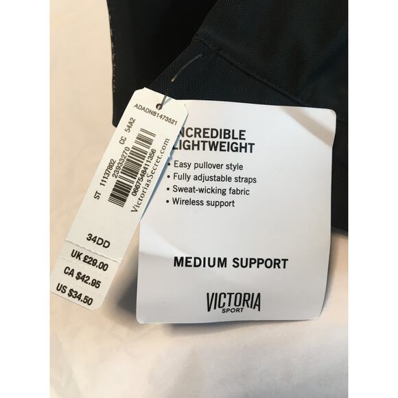 Victoria's Secret Lightweight Sports Bra 34DD - Picture 5 of 5